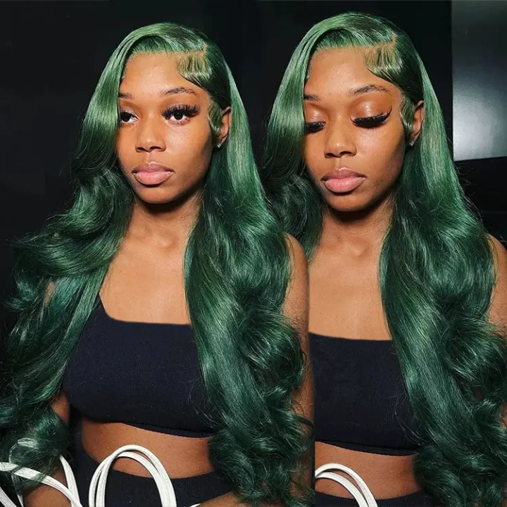 Lace front wig